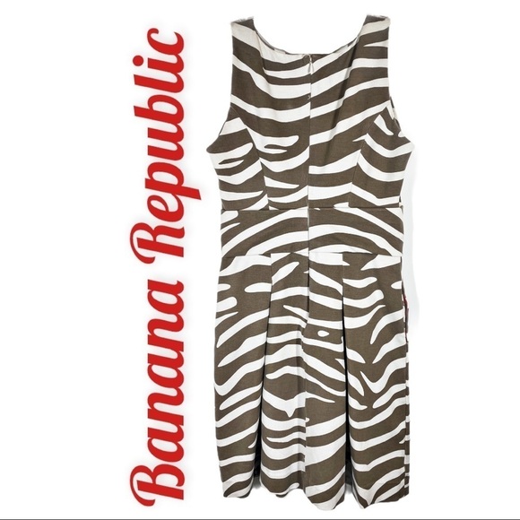 BANANA REPUBLIC x ISSA LONDON Animal Print Dress, Size 6 - Picture 5 of 12